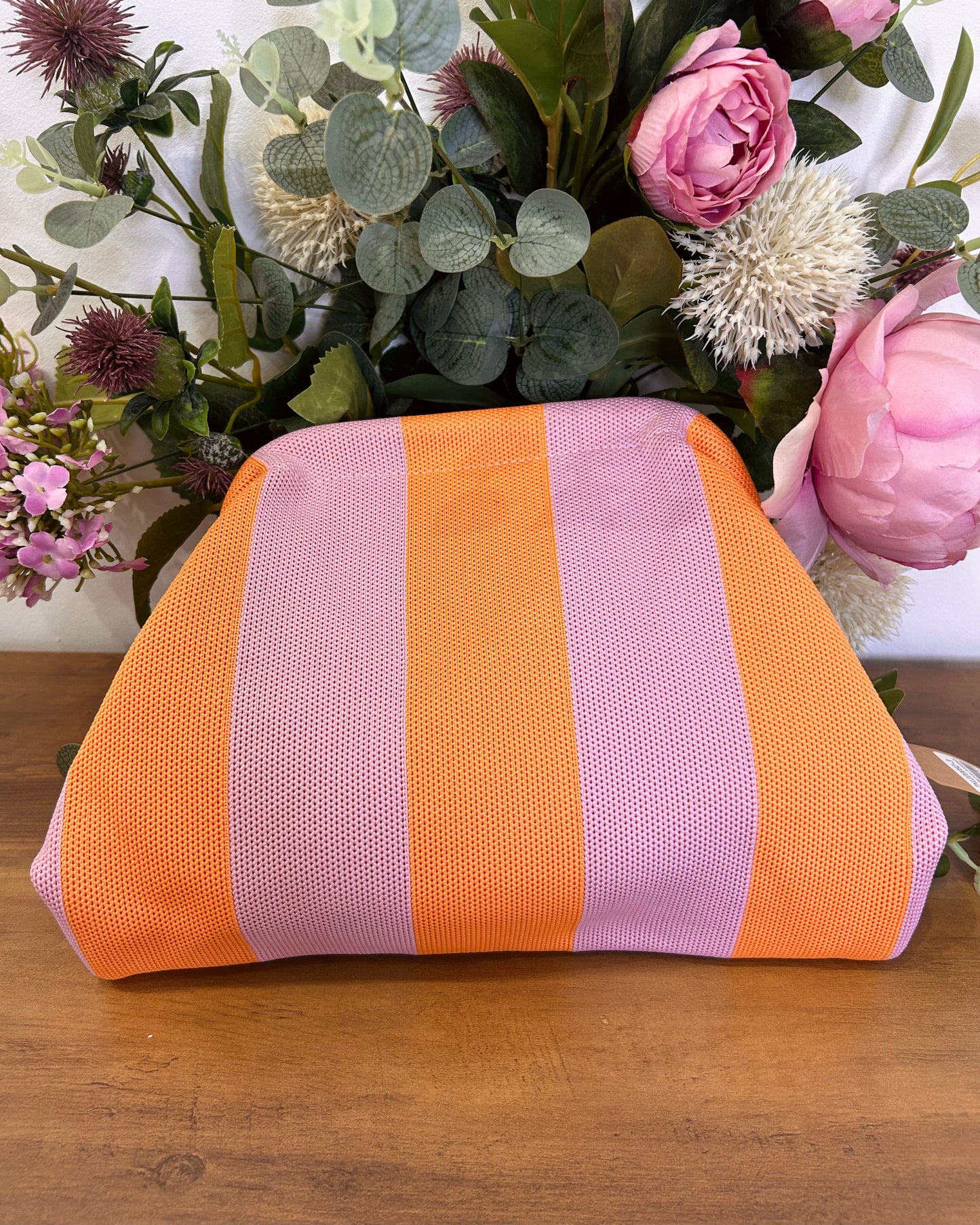 Bolso cartera rayas