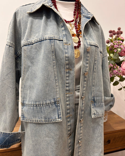 Chaqueta vaquera oversize