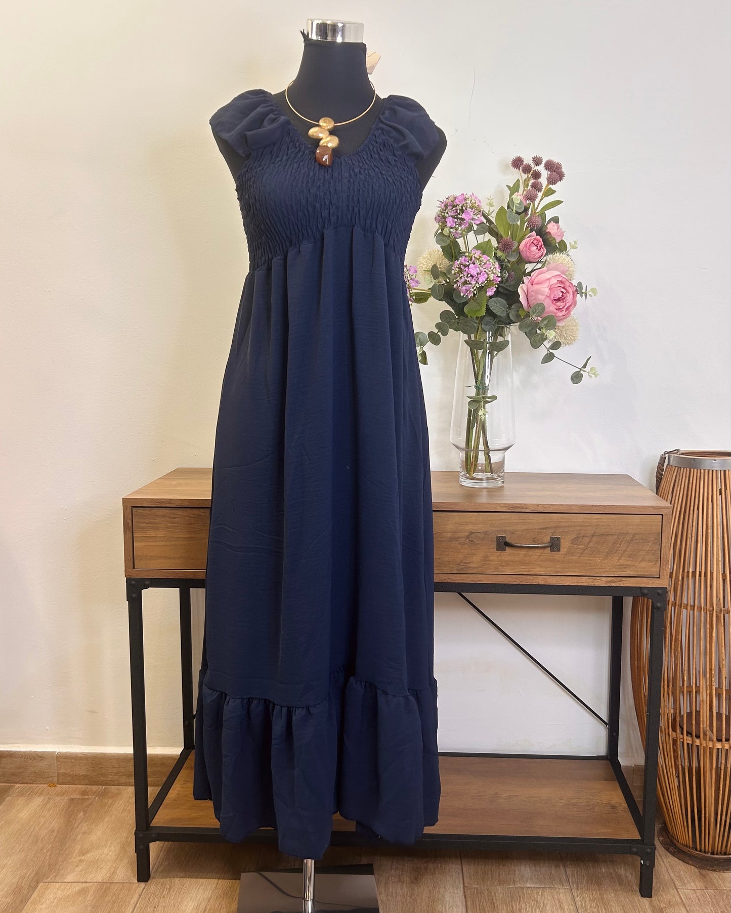 Vestido nido abeja