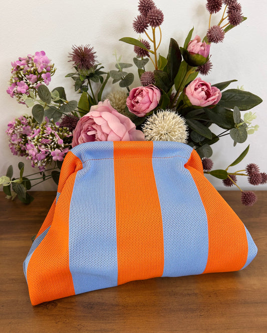 Bolso cartera rayas