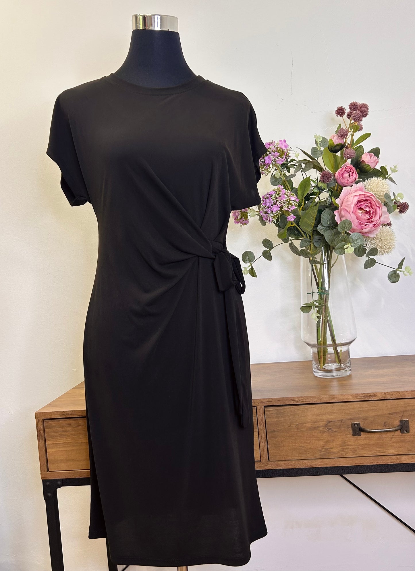 Vestido corto nudo