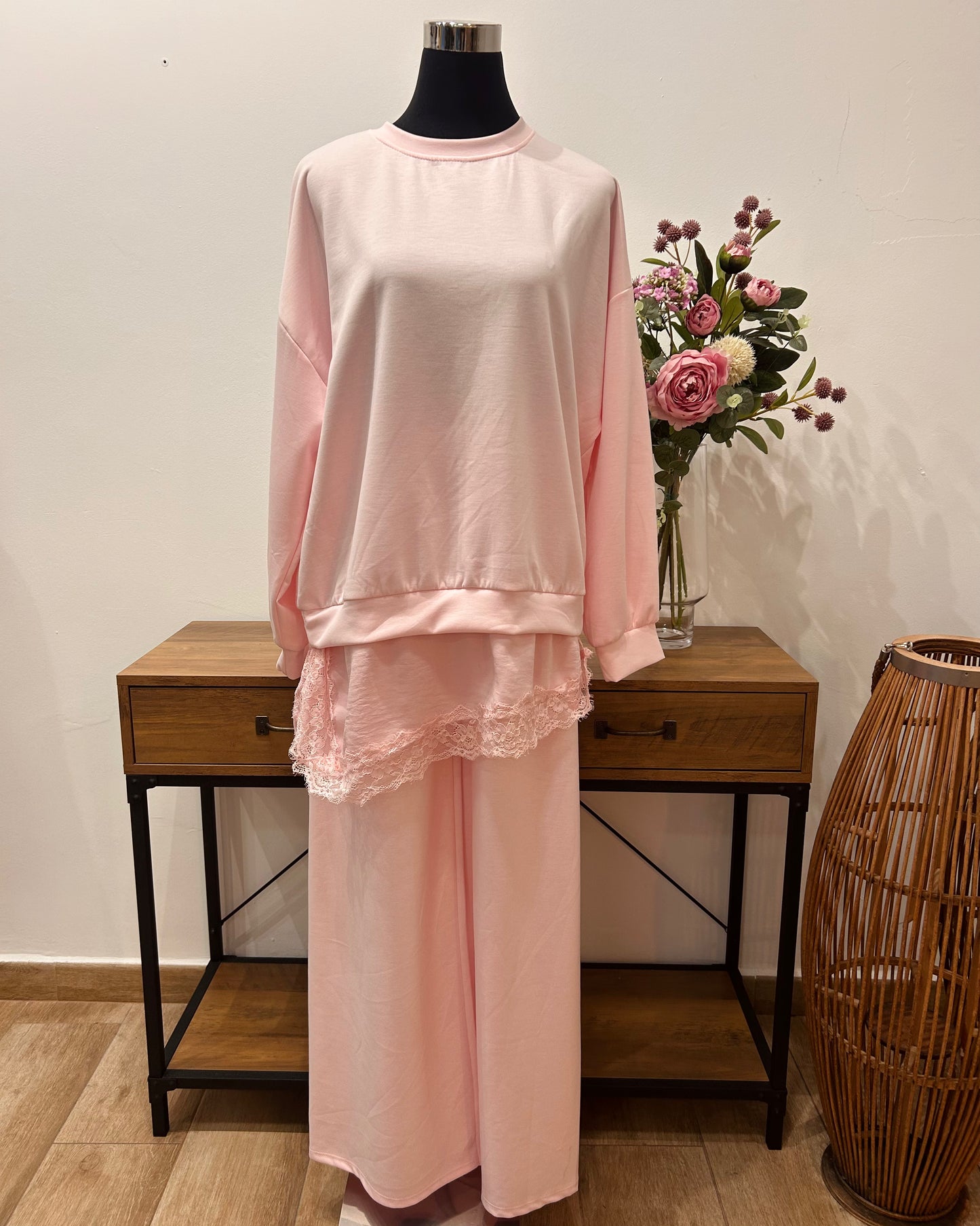 Chandal encaje capa de aire