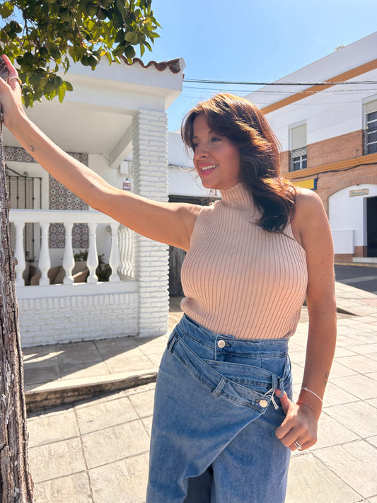 Top canalé Vanesa