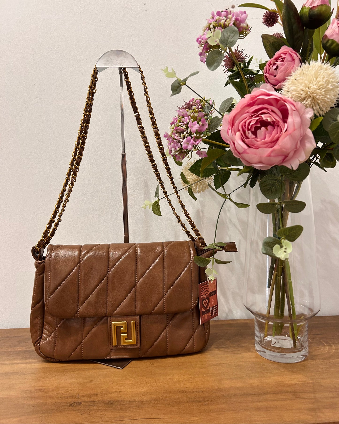 Bolso camel cadena