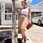 Pantalón culotte botones