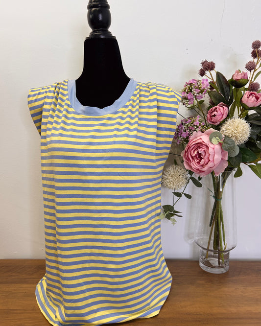 Camiseta rayas hombrera boom