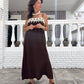 Vestido pecho crochet