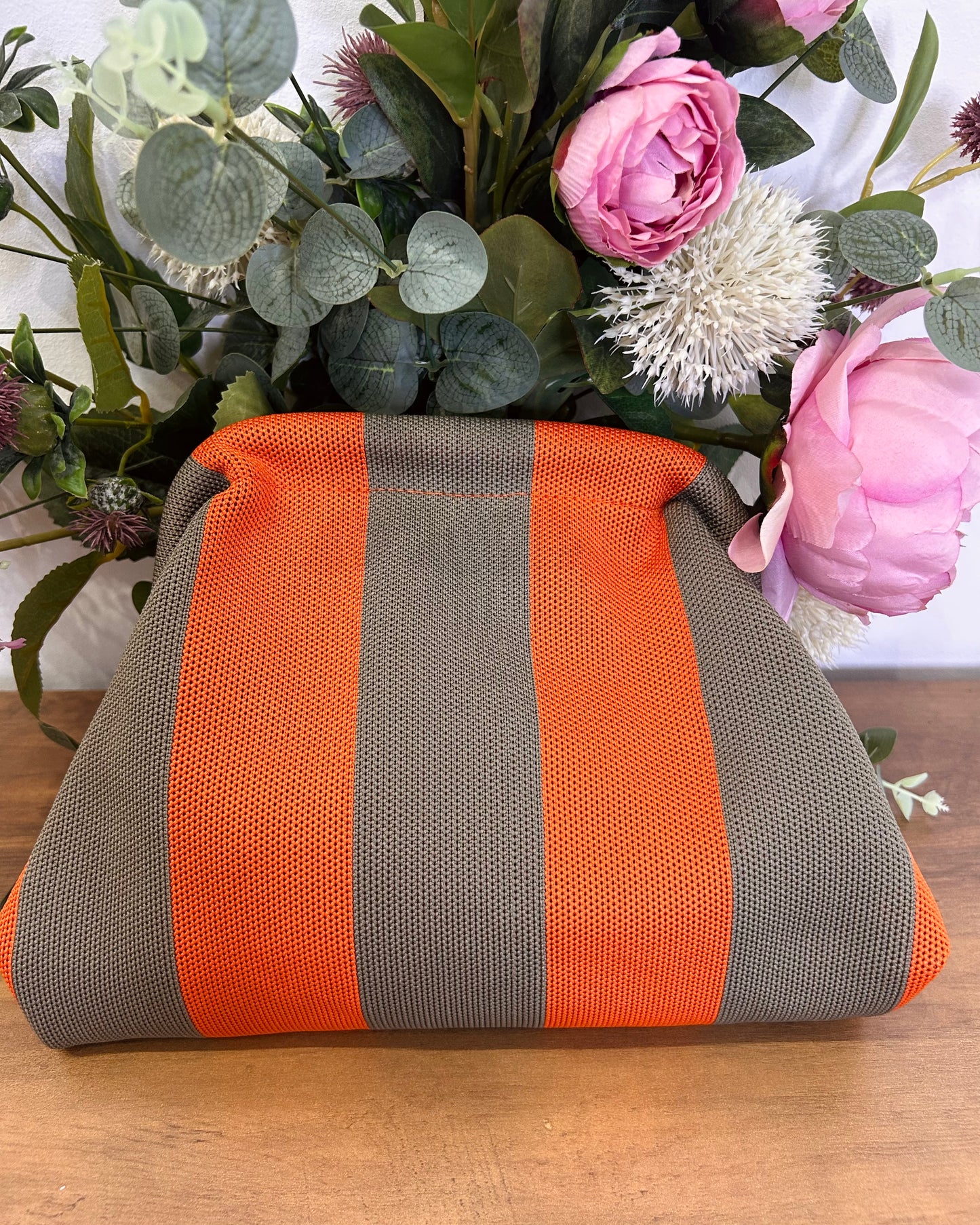Bolso cartera rayas