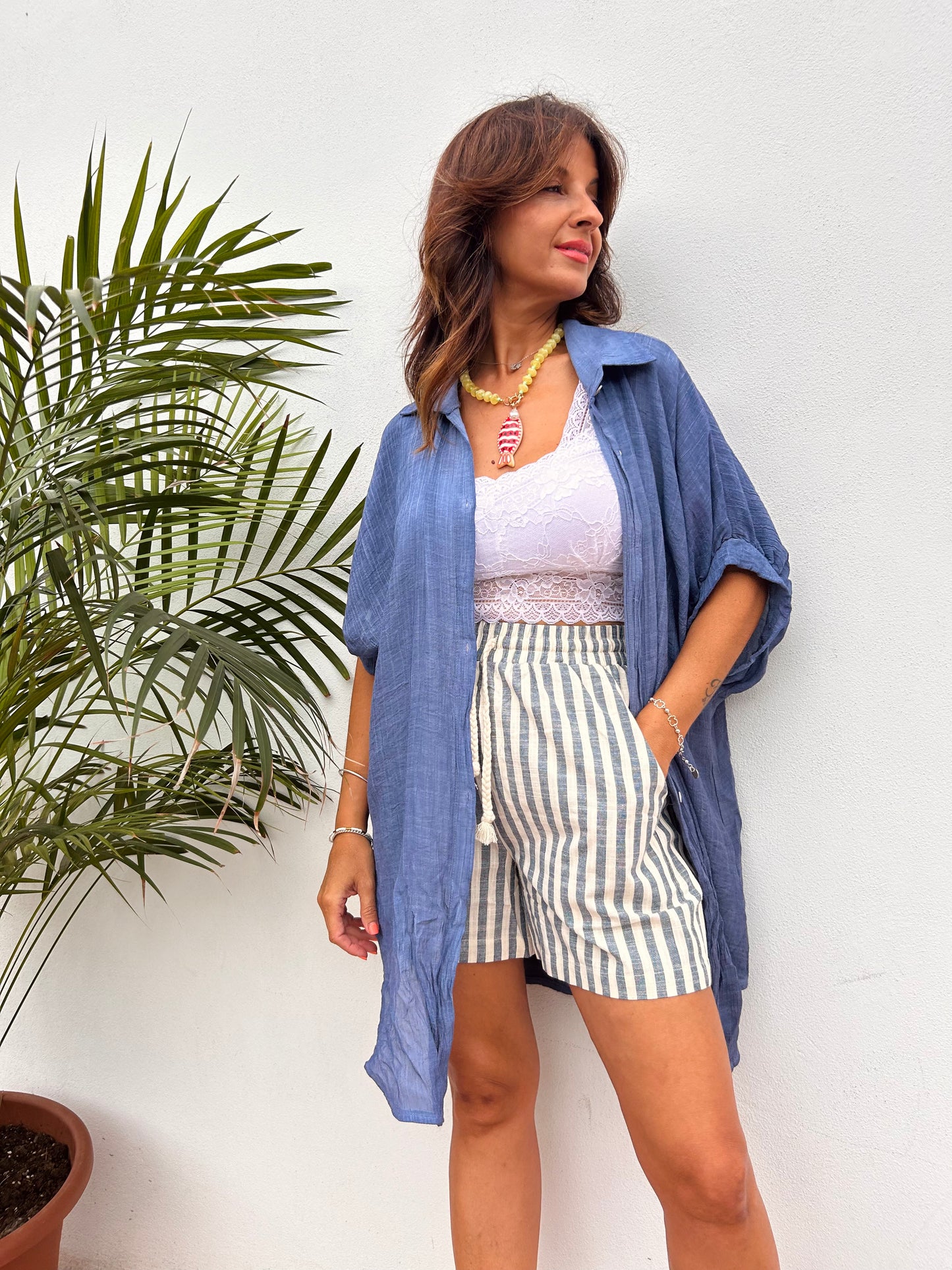 Pantalón raya cuerda
