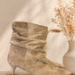 Bota antelina corta