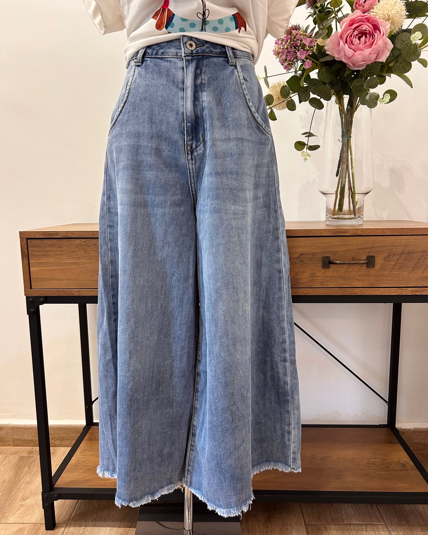 Pantalón vaquero tobillero