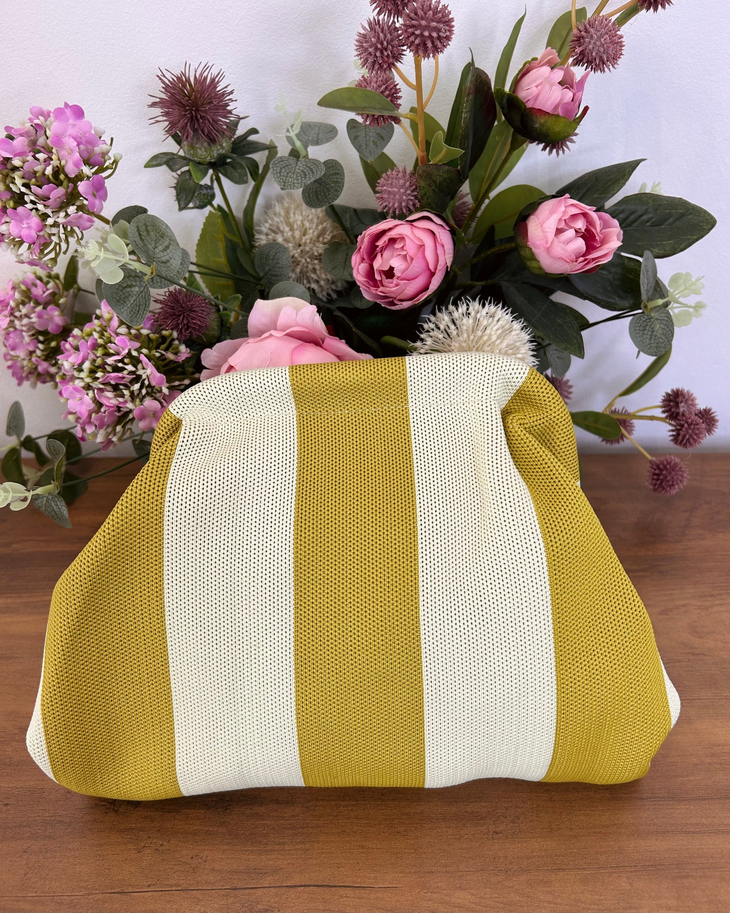 Bolso cartera rayas
