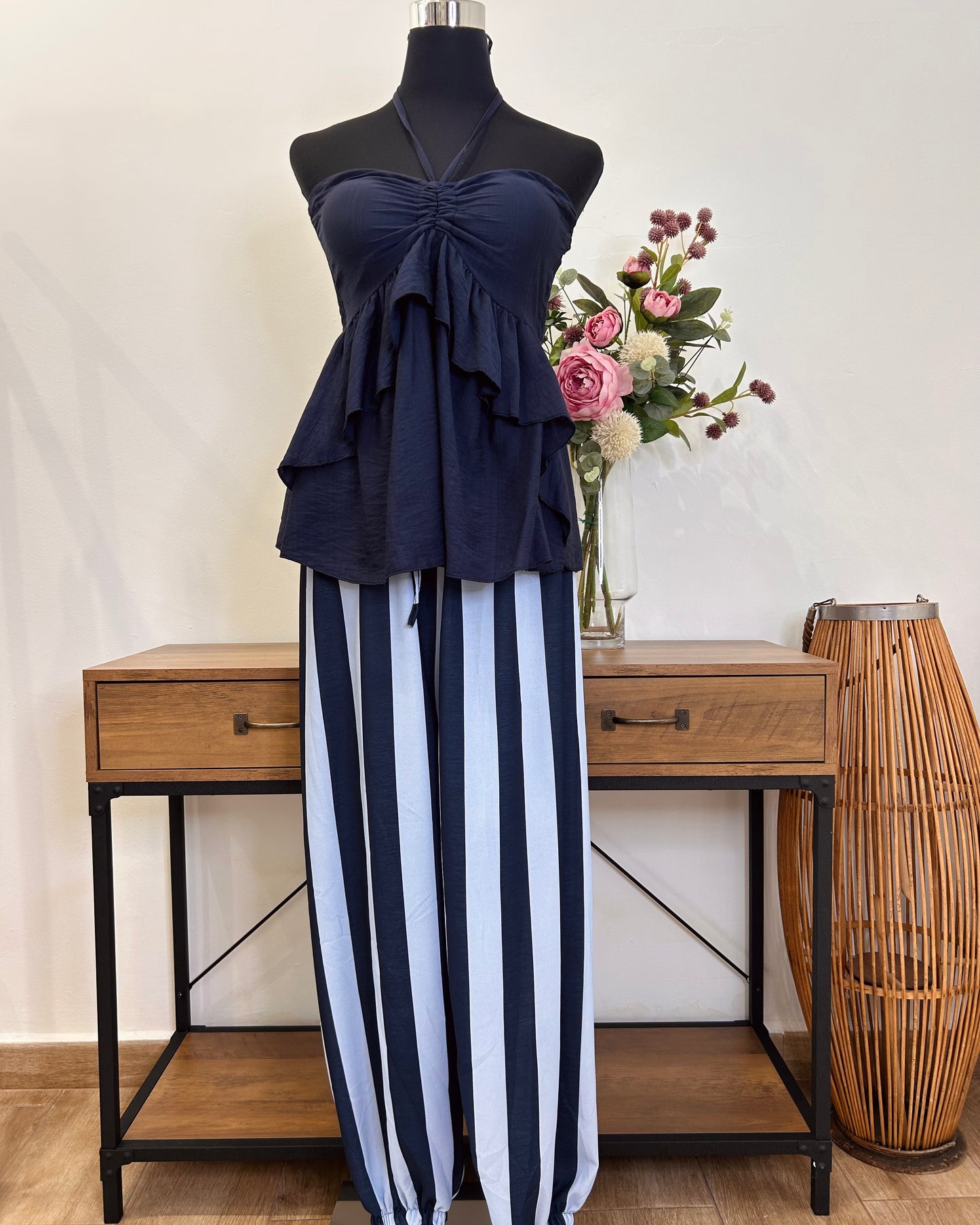 Pantalón raya bombacho