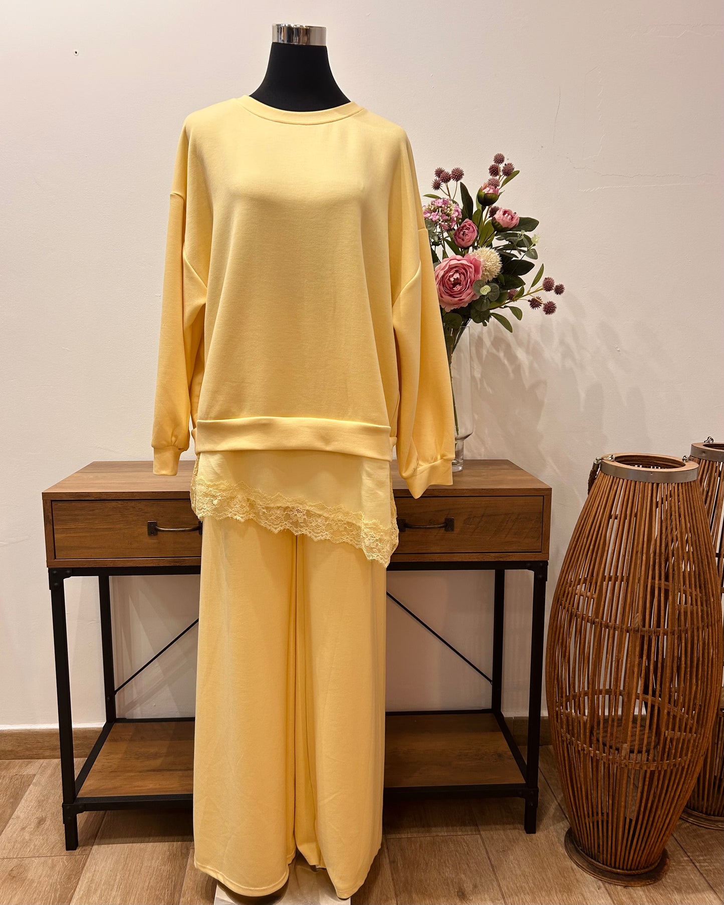 Chandal encaje capa de aire