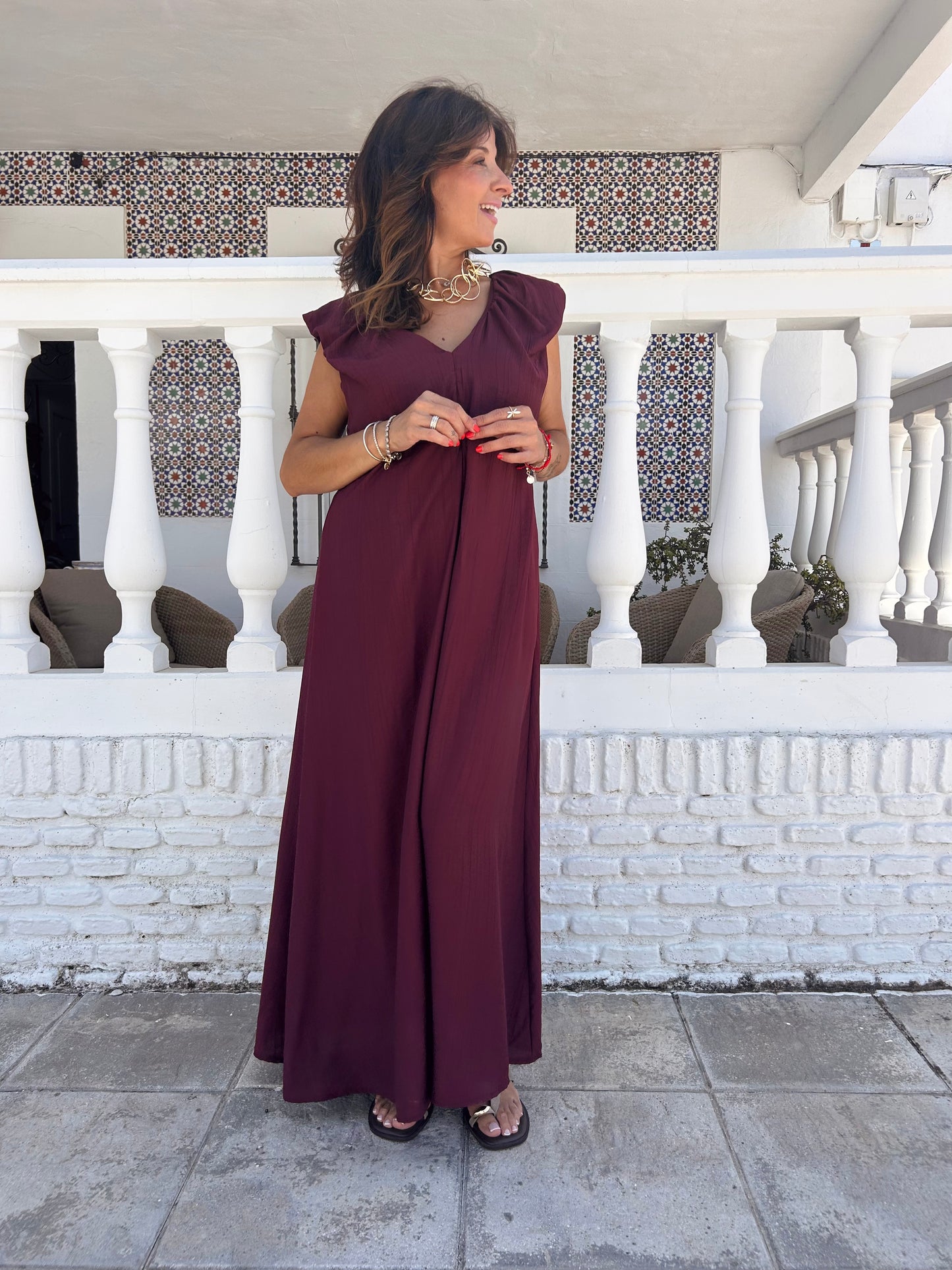 Vestido Grosella