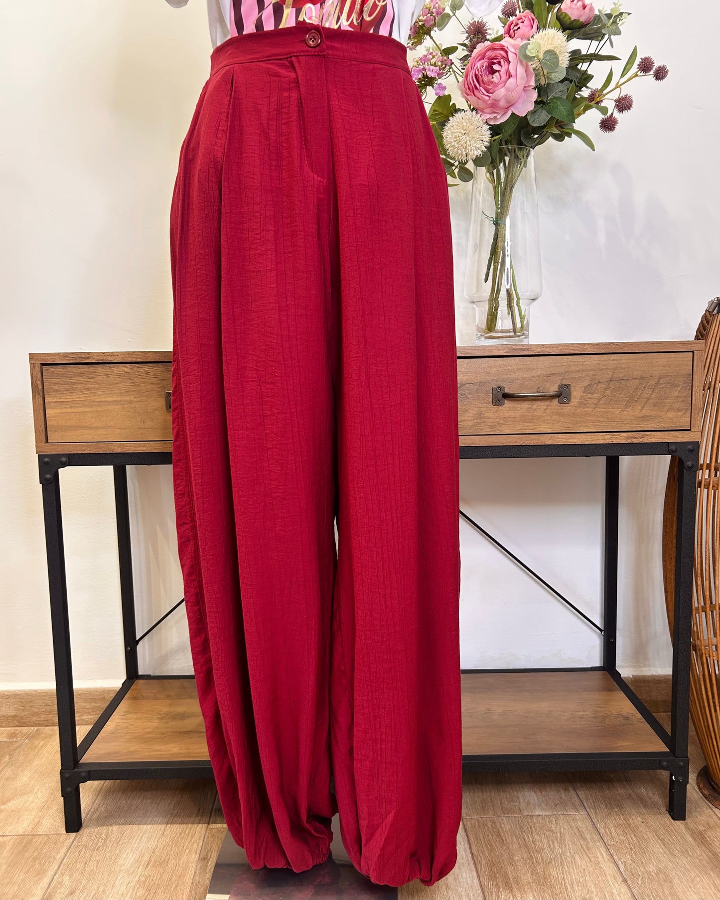 Pantalón pinza bombacho