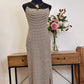 Vestido raya punto