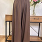Pantalón marrón palazo