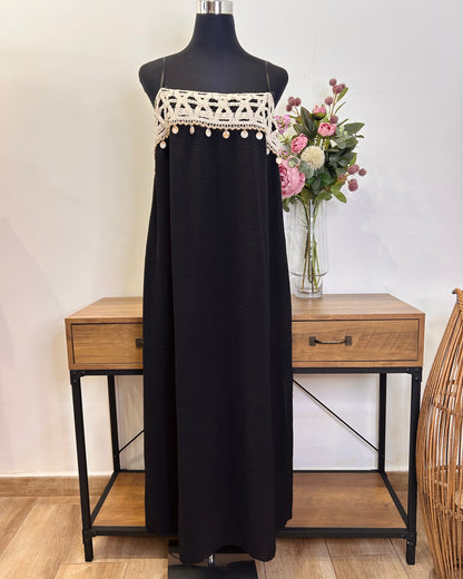 Vestido pecho crochet
