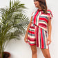 Conjunto raya satinado