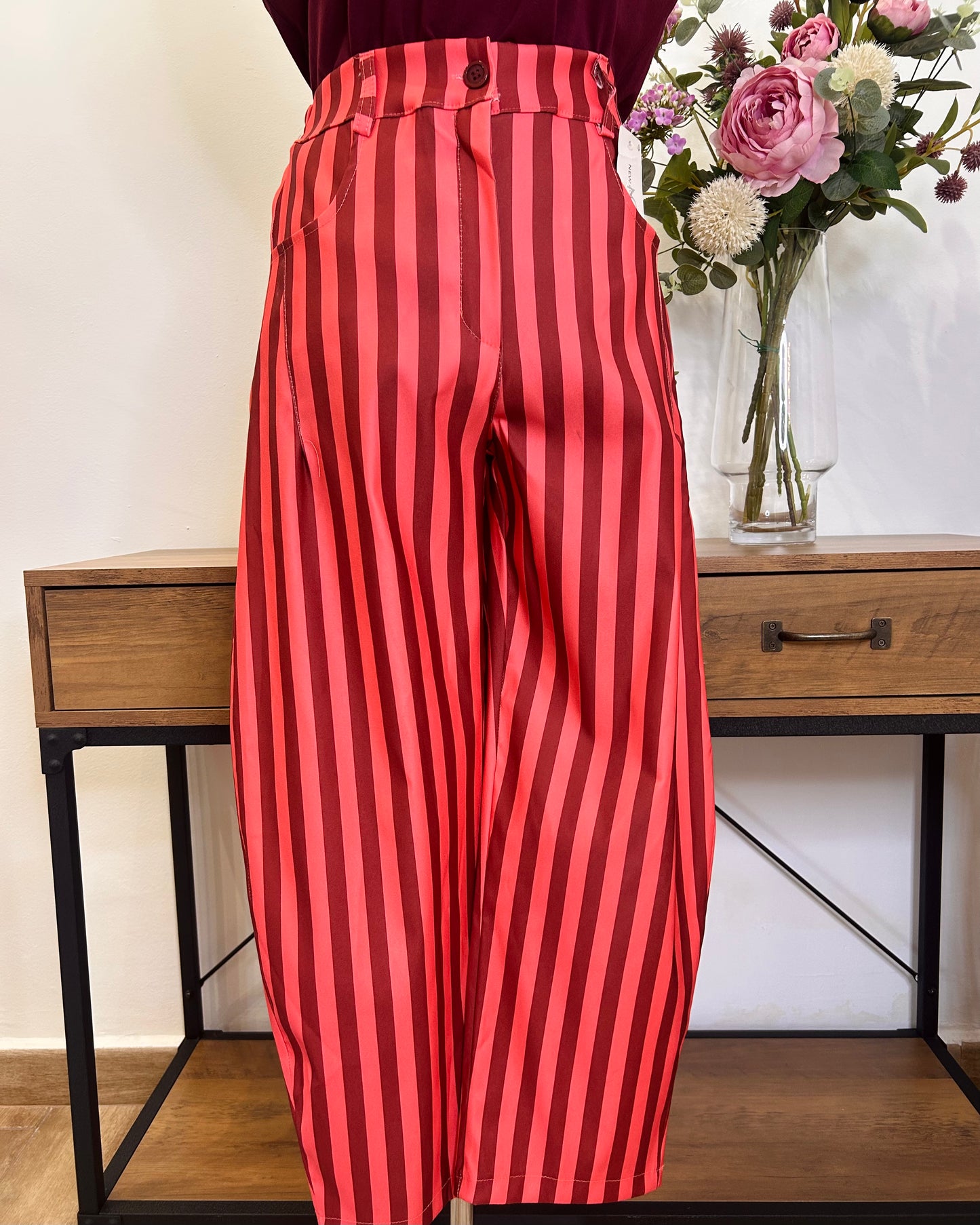 Pantalón raya balloon