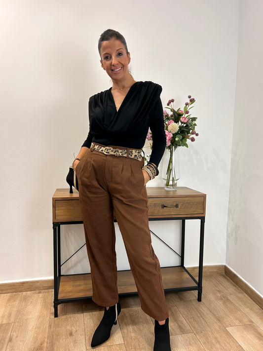 Pantalón micropana pinzas