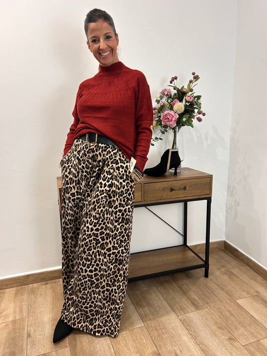 Pantalón leopardo
