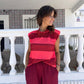 Camiseta rayas hombreras