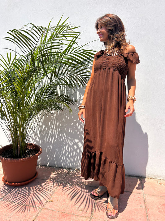 Vestido nido abeja