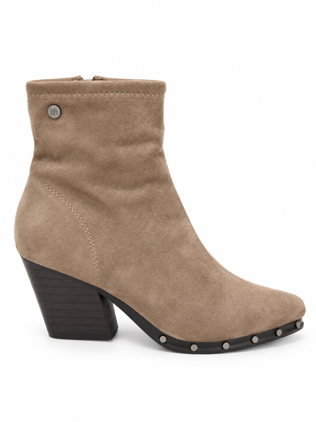 Bota corta cowboy beige