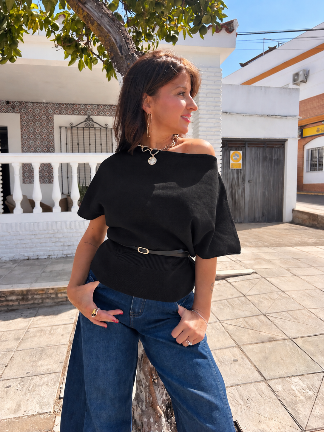 Top María cinturón