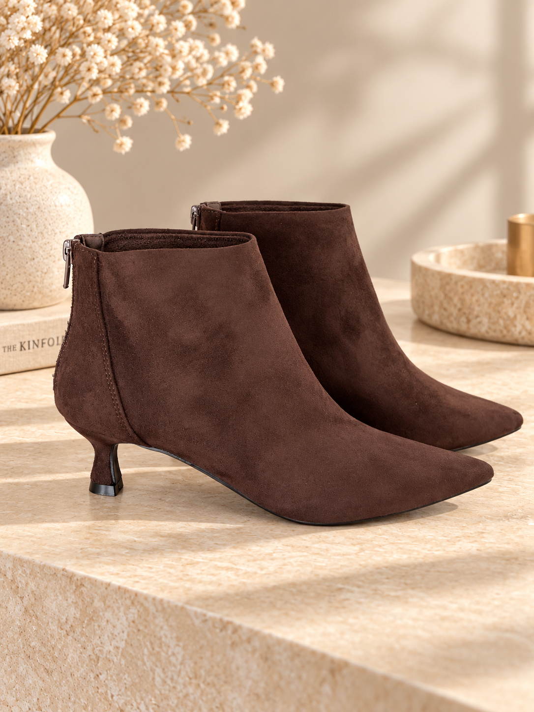 Bota corta antelina marrón