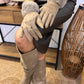 Guantes con pelito